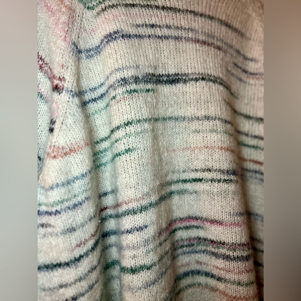 Old Navy Sweater Space Dye Long Sleeves Crew Neck Pullover Wool Blend XXL TALL - Picture 2 of 7